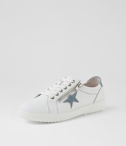 ZINGS SU JEANS WHITE LEATHER