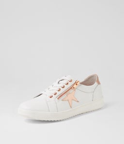 ZINGS SU WHITE ROSE GOLD LEATHER
