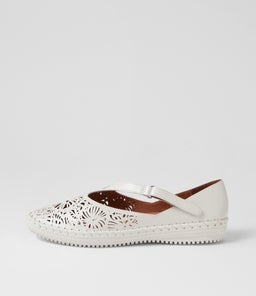 WAIT SU WHITE PEARL WHITE SOLE LEATHER