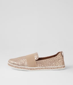 ASK SU PEWTER LEOPARD PRINT SUEDE