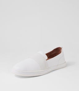 ASK SU WHITE WHITE&WHITE LEATHER SOLE