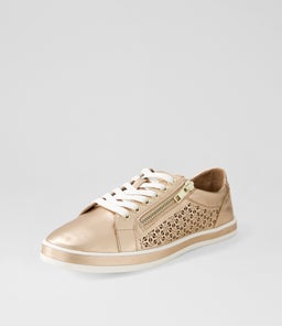 APPLY SU PALE ROSE GOLD ROSE&WHITE LEATHER SOLE
