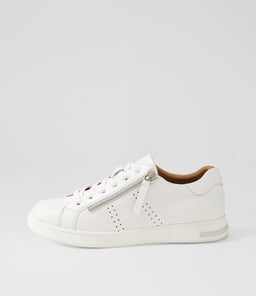 CHAZ SU WHITE WHITE SOLE LEATHER