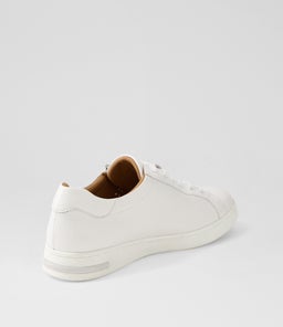 CHAZ SU WHITE WHITE SOLE LEATHER