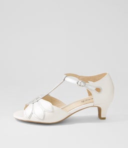 DONNAS SU WHITE PEARL SILVER LEATHER