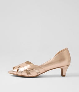 ELIZABETHS SU CHAMPAGNE LEATHER