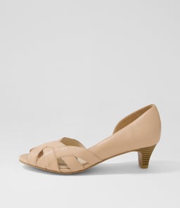 ELIZABETHS SU DK NUDE LEATHER