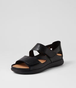 LAII SU BLACK BLACK SOLE LEATHER
