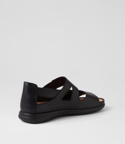 LAII SU BLACK BLACK SOLE LEATHER