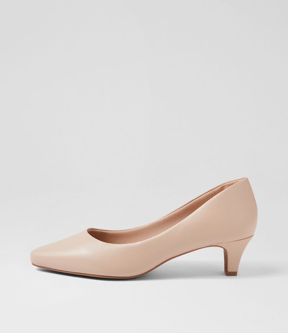 Lateley Nude Leather Heels Lateley Nude Leather Heels