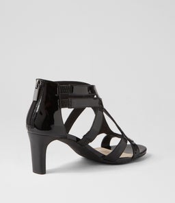 NASHIE SU BLACK BLACK HEEL PATENT LEATHER