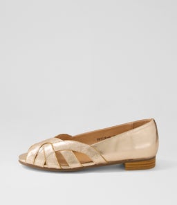 PETISE SU ROSE GOLD CRACK LEATHER