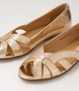 PETISE SU ROSE GOLD CRACK LEATHER