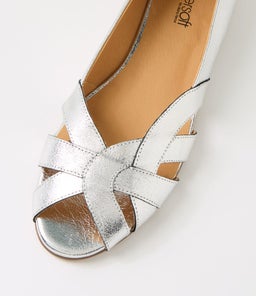 PETISE SU SILVER CRACK LEATHER