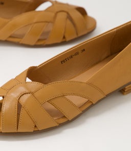 PETISE SU DK TAN LEATHER