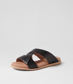 QUIETLY SU BLACK NATURAL HEEL LEATHER
