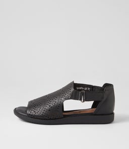 SOONER SU BLACK BLACK SOLE LEATHER