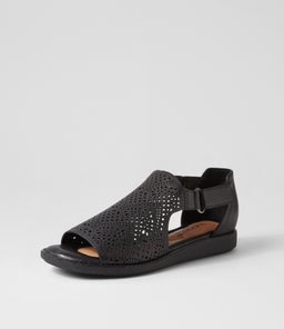 SOONER SU BLACK BLACK SOLE LEATHER