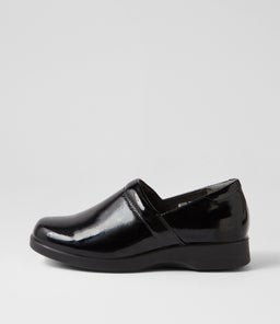 NEIGH SU BLACK PATENT LEATHER