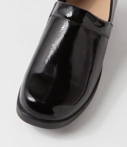 NEIGH SU BLACK PATENT LEATHER