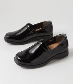 NEIGH SU BLACK PATENT LEATHER