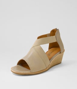 PLAYA SU LT TAUPE LEATHER