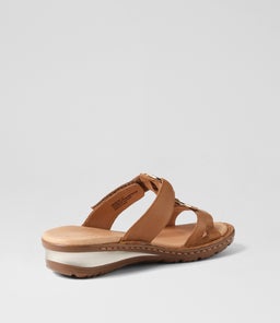 BESTIE SU DK TAN GUM SOLE LEATHER