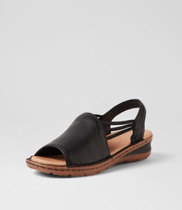 BARRINA SU BLACK GUM SOLE LEATHER