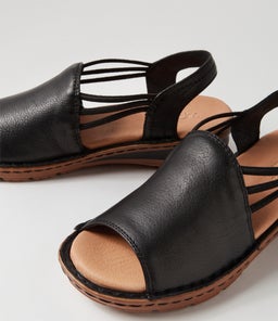 BARRINA SU BLACK GUM SOLE LEATHER