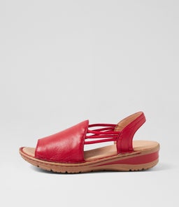 BARRINA SU DK RED GUM SOLE LEATHER