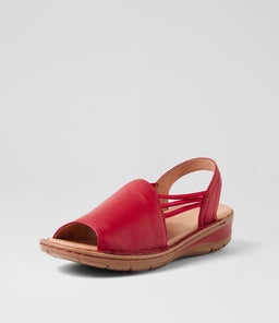 BARRINA SU DK RED GUM SOLE LEATHER