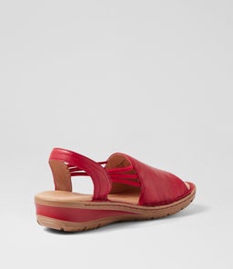BARRINA SU DK RED GUM SOLE LEATHER