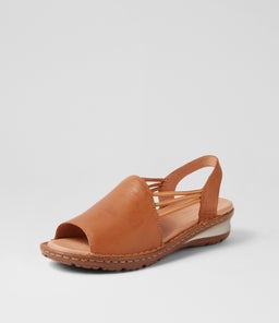 BARRINA SU DK TAN GUM SOLE LEATHER