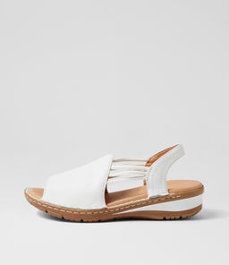 BARRINA SU WHITE GUM SOLE LEATHER