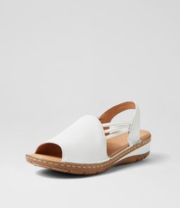 BARRINA SU WHITE GUM SOLE LEATHER