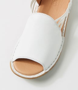 BARRINA SU WHITE GUM SOLE LEATHER