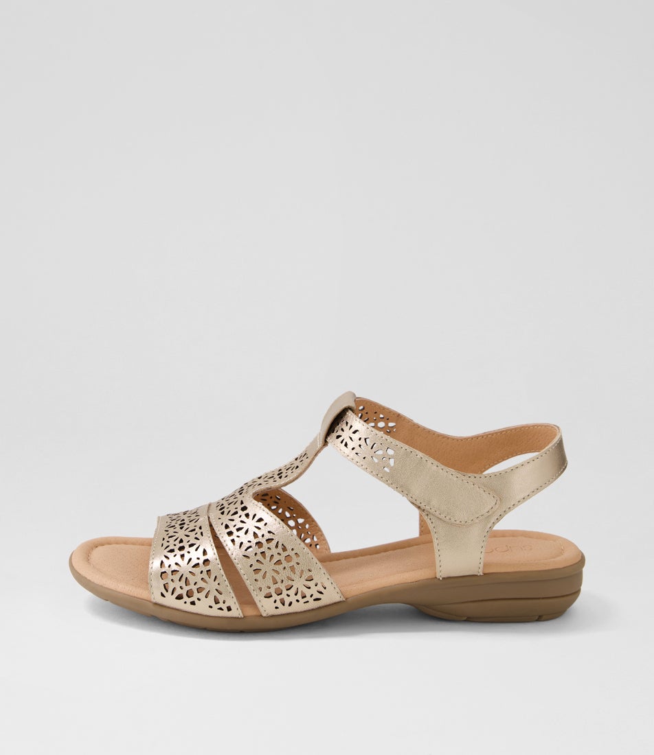 Boom Champagne Gum Leather Sandals