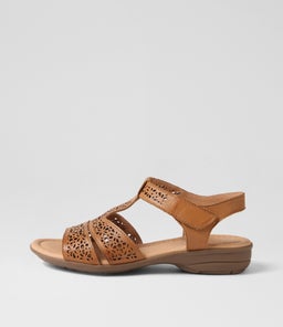Boom Dark Tan Gum Sole Leather Sandals Boom Dark Tan Gum Sole Leather Sandals