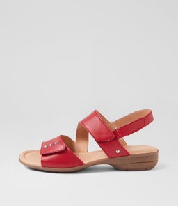 BILLS SU DK RED GUM SOLE LEATHER