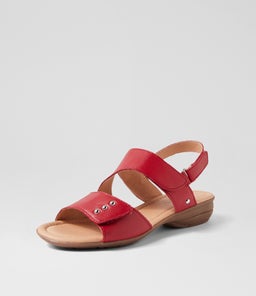 BILLS SU DK RED GUM SOLE LEATHER