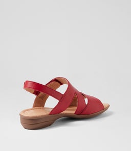 BILLS SU DK RED GUM SOLE LEATHER