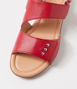 BILLS SU DK RED GUM SOLE LEATHER