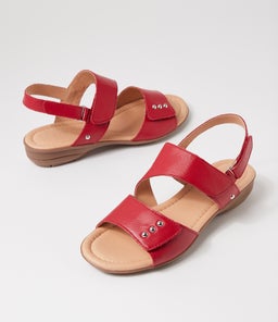 BILLS SU DK RED GUM SOLE LEATHER