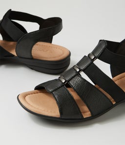 BENNIES SU BLACK BLACK SOLE LEATHER