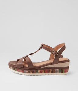 Deena Choc Weave Multi Sandals Deena Choc Weave Multi Sandals