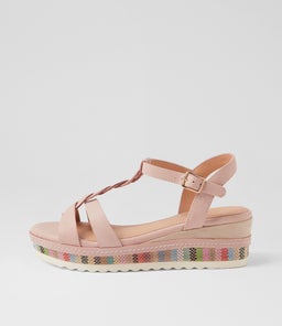 DEENA SU BLUSH PINK WEAVE MULTI