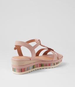 DEENA SU BLUSH PINK WEAVE MULTI