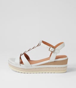 DEENA SU WHITE LEATHER