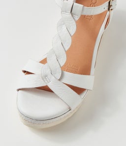 DEENA SU WHITE LEATHER