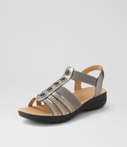 MASON SU GUNMETAL BLACK SOLE LEATHER